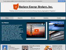 Tablet Screenshot of buckeyeenergybrokers.com